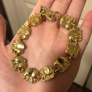 Lily Pulitzer Gold Elephant Bracelet